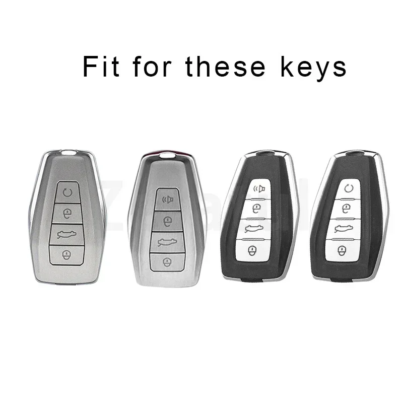 TPU Car Smart Key Case Cover for Geely Coolray X6 X7 Emgrand Global Hawk GX7 Shell Fob Holder Protector Accessories