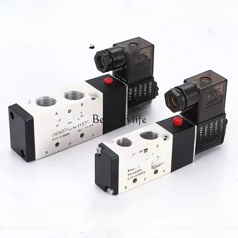 

Solenoid Valve 4v320-08 4v320-10 Ac220v Dc24v Two-Position Five-Port