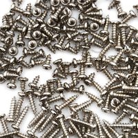 100Pcs/pack M2 4mm 6mm 8mm Screw Thread Diameter Round Head Cross Screws Self Tapping Screw Hardware Tool