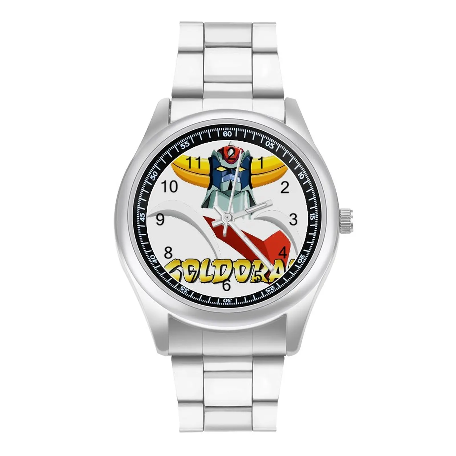 Goldorak Quartz Watch Grendizer Japan Anime Steel Design Wrist Watches Teens Fishing Fancy Design Wristwatch