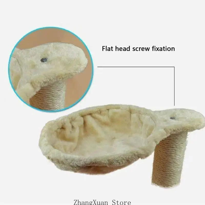 Pet Bedding Insert for Tower Sleep Zones, Fabric Hanging Bed Design for Cages and DIY Stand Arrangement Use 3XUF