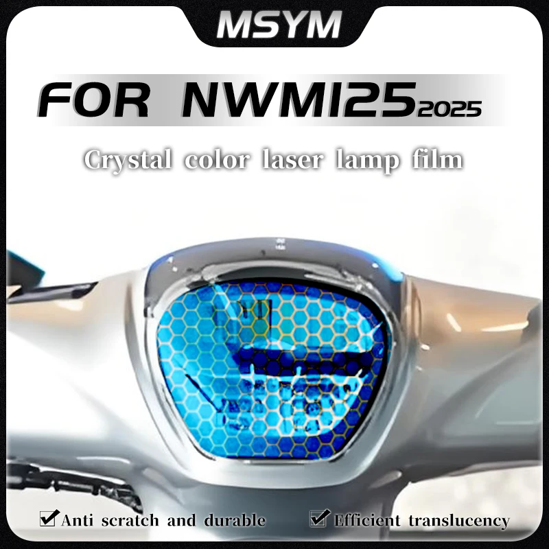 

Для HONDA NWM125 Nwm 125 nwm 125 2025 пленка для фар пленка для задних фонарей прозрачная защитная пленка сотовая лазерная наклейка аксессуары
