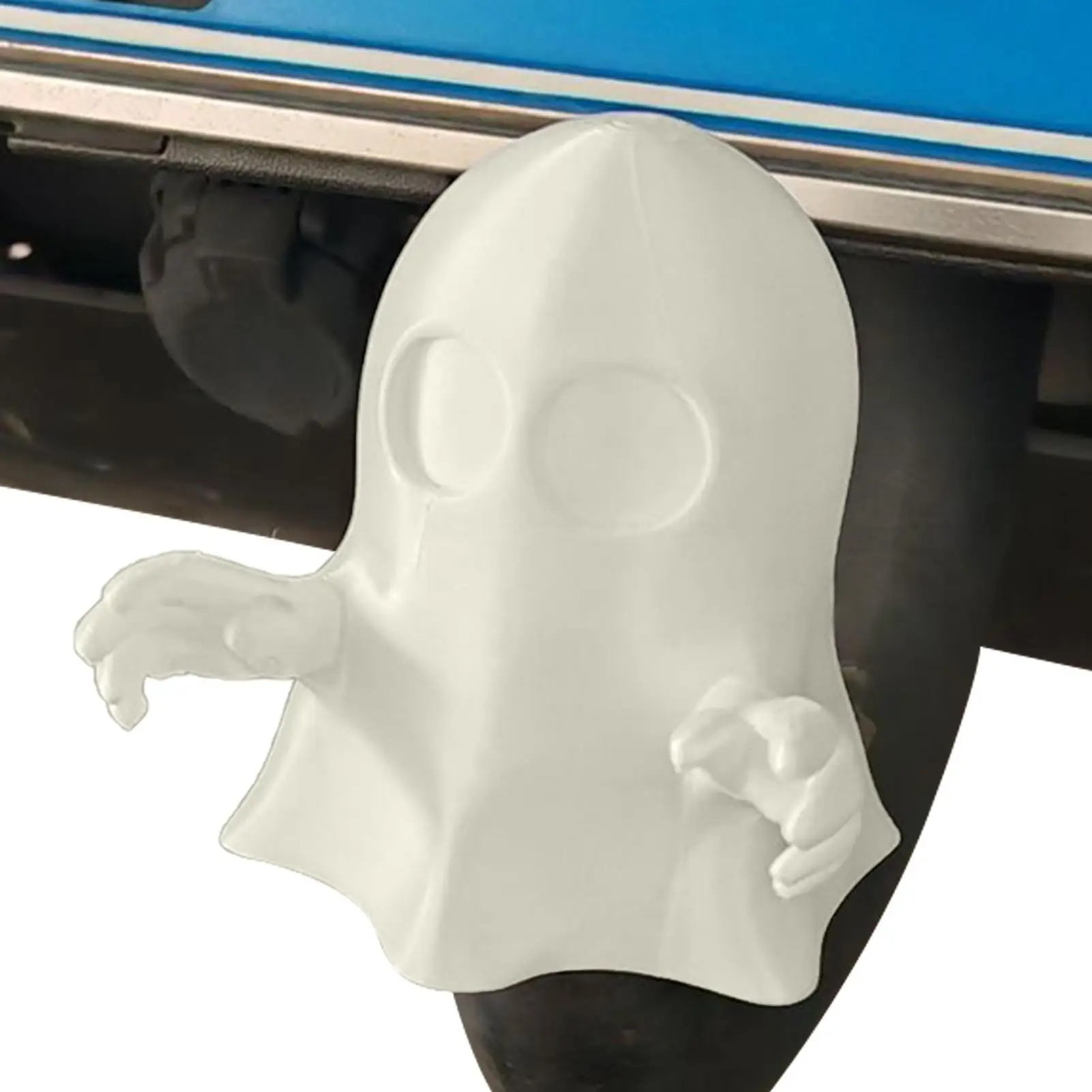 Cubierta Divertida para Gancho de Remolque con Forma de Fantasma, Cubierta Luminosa en la Oscuridad para Gancho de Remolque, Decoración Automotriz