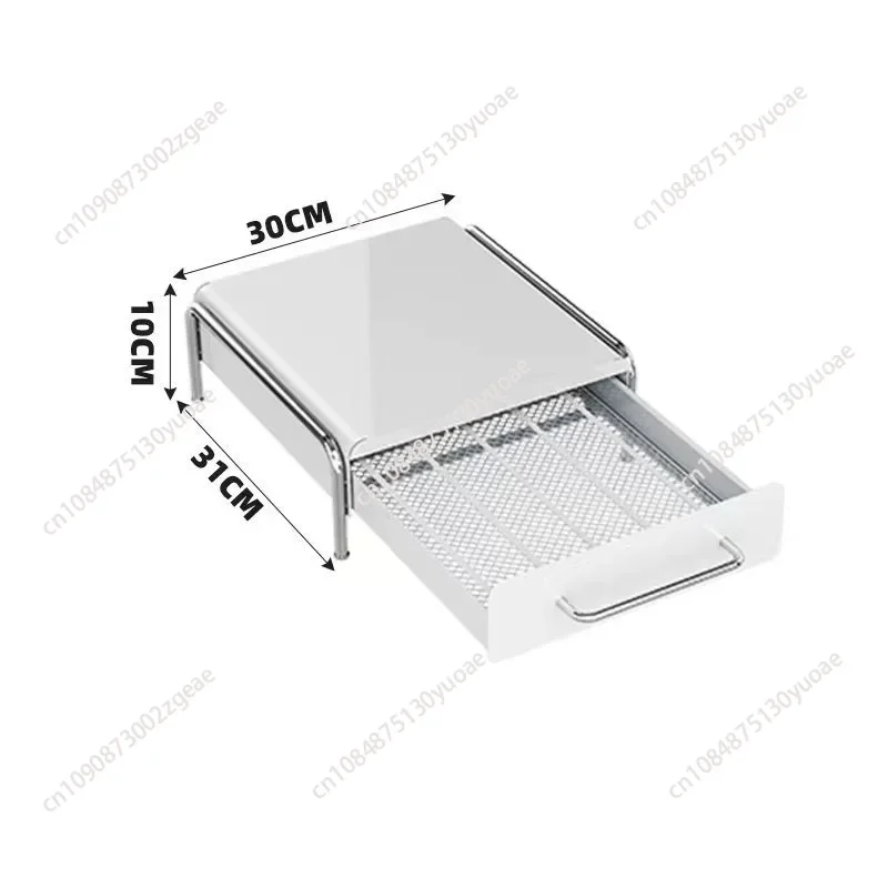 Coffee Capsule Storage Rack Feng Shui Bar Desktop Display Rack Drawer Type Double Layer Coffee Rack Base