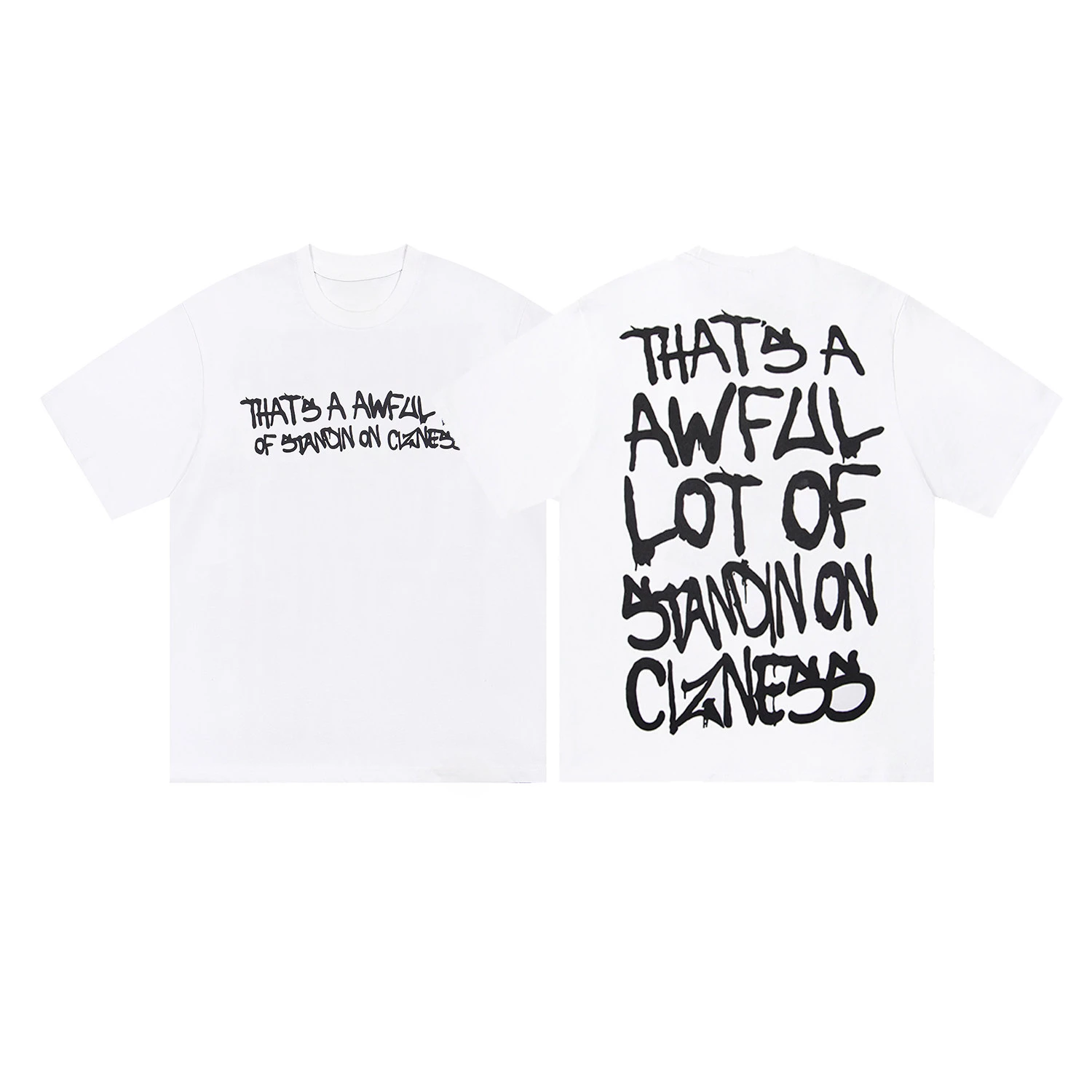 Top That. A Lot of Awful Cough Syrup. American-style High Street Short-sleeved T-shirt for Men and Women.