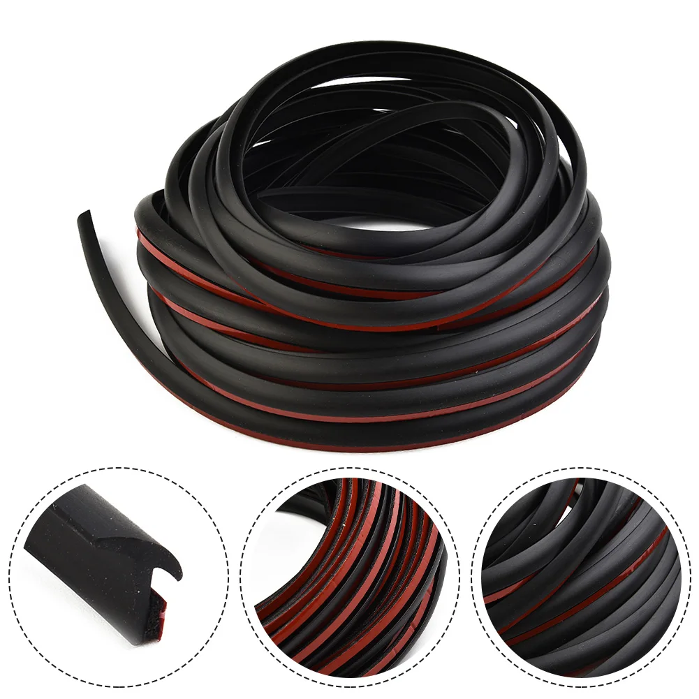 

Mouldings Decoration Trim New Parts Rubber Sealing Strip T-shaped Trim Truck Weatherproof 10M Car High quality
