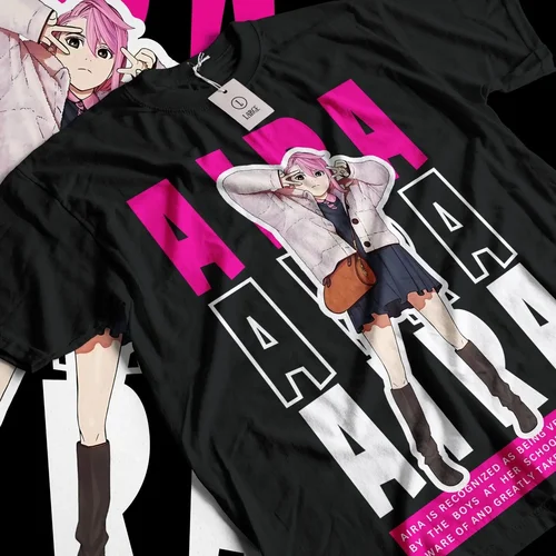 Imagen 1 del producto Dandadan Aira Shiratori camisa Cosplay Momo Anime regalo camisa exclusiva todas las tallas
