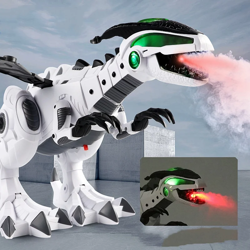 

Mechanical Spray Electric Spitfire Science And Education War Dragon Simulation Luminescent Dinosaur Children's Toy Parent-child