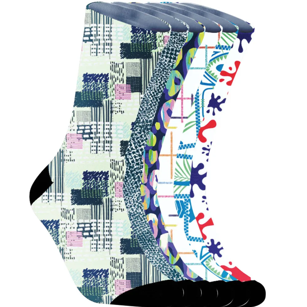 

2024 Противоскользящая подошва + эластичный носок, устойчивые прогулочные, удобные и красивые носки с распылением.