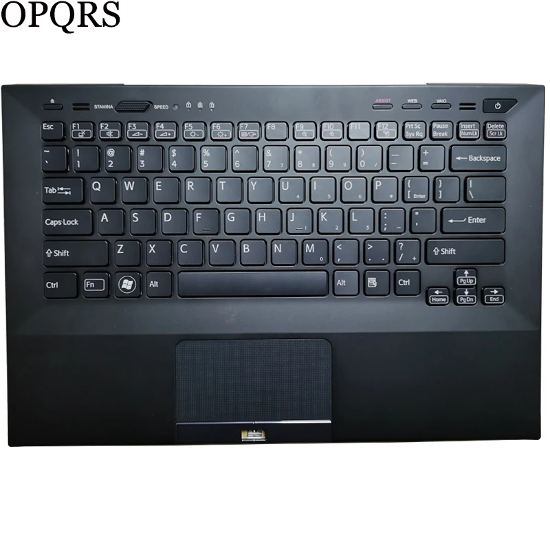 Nouveau pour SONY VAIO VPC SA SB SC VPCSA VPCSB VPCSC PCG-41216L US clavier d'ordinateur portable repose-poignets couvercle supérieur rétro-4.2