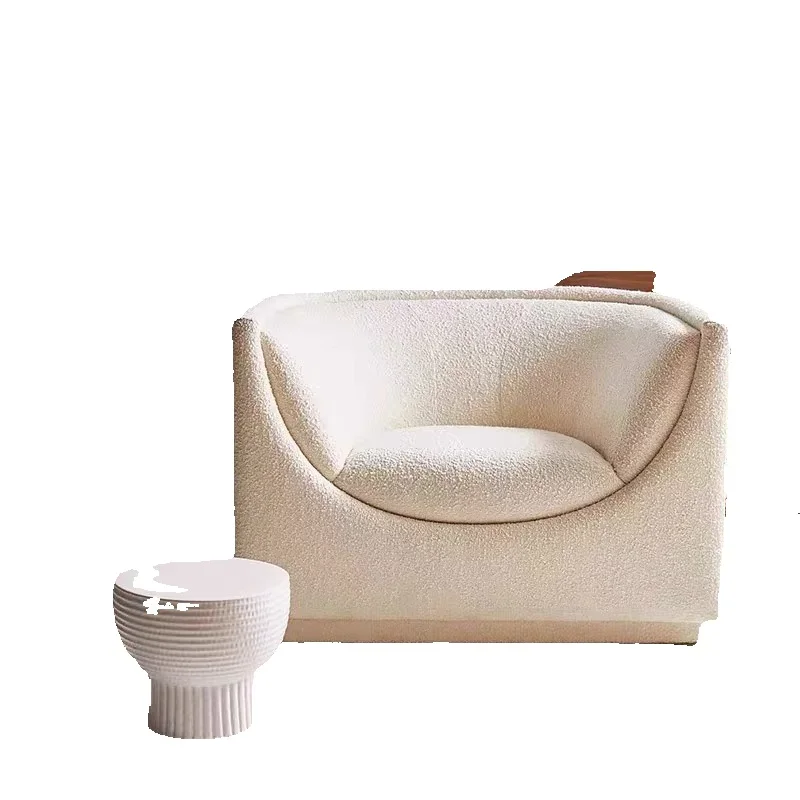 Nordic White Living Room Sofas Ergonomics Design Lazy European Living Room Sofas Light Luxury Trendy Divano Unique Furniture