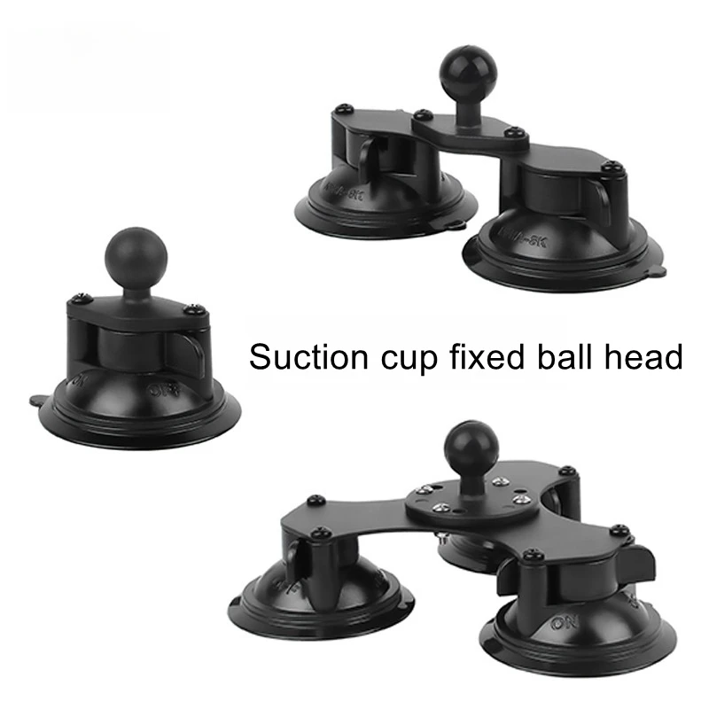 Car mounted glass surface vacuum suction cup 25mm ball head bracket base