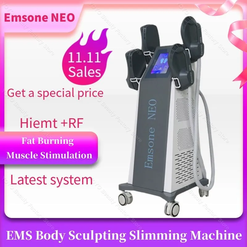 15 tesla 6500W ems muscle stimulator Hiemt RF Emsone neo slim body sculpting machine Slimming Weight Lose Electromagnetic