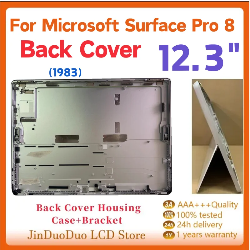 New Housing Door Case For Microsoft Surface Pro 8 1983 Rear Housing Back Cover Chassis Cover Back Case With Bracket