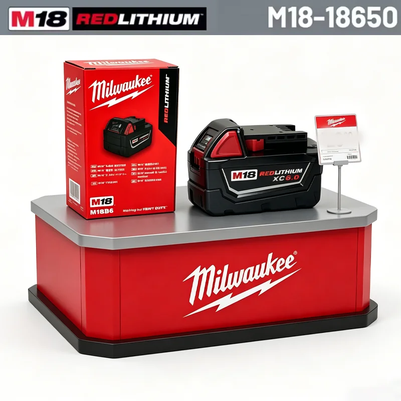 

Milwaukee 18V 6Ah Battery M18 125mm Brushless Braking angle Grinder Cordless Cutting and Polishing Power tools.