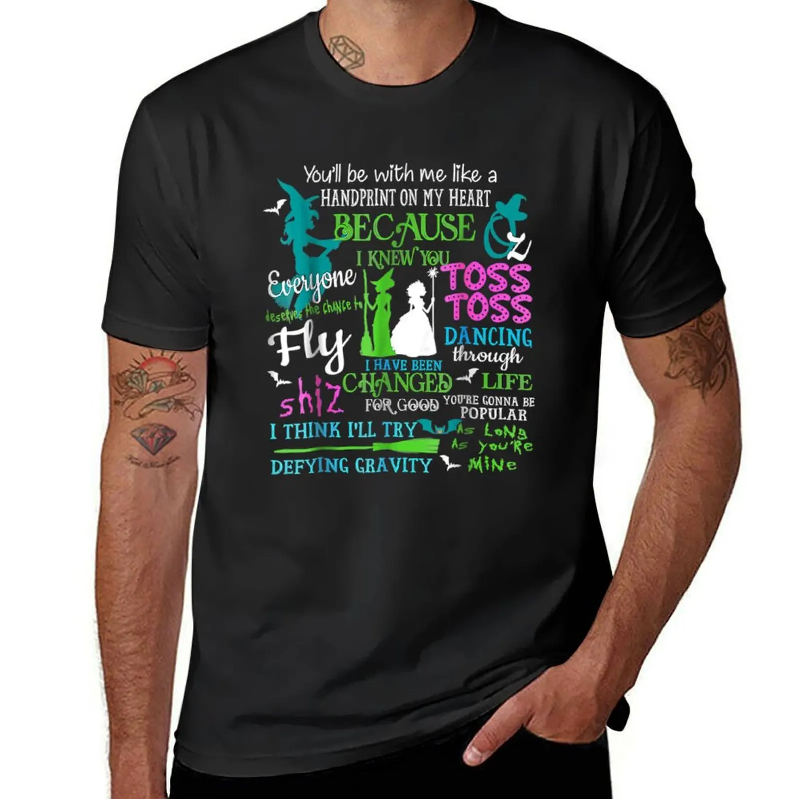 Halloween Wicked Musical T-Shirt summer tops tees men graphic t shirts