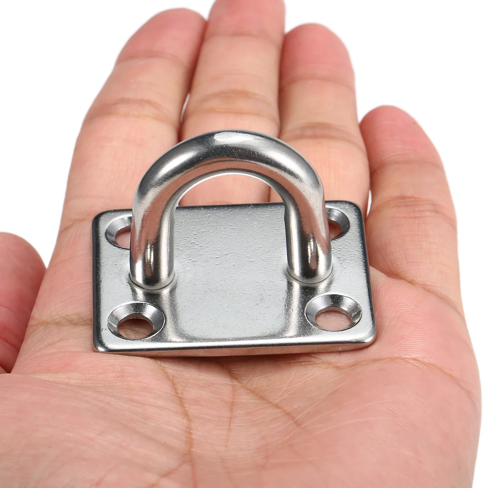 Mount Hook Pad Eye Plates Wall Mount Hook Loops for Exercise Resistance Bands Swinging Marine Hardware Multifunctional
