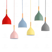 GEW Modern Aluminum Pendant Light Suspension Cable Hanging Lamp for Dining Room Kitchen Cafe island Decorative E27 Lamps