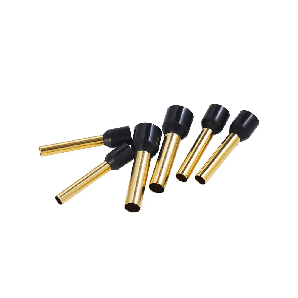 German VIABLUE Crimp Sleeves Series OFC Gold-plated Cold Crimp Terminal Copper Sleeves