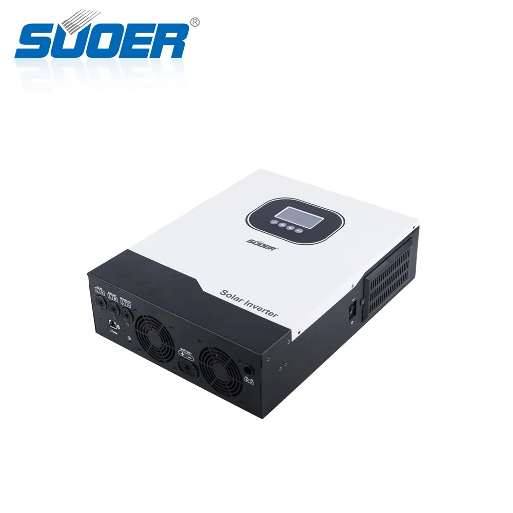 Suoer PV18 4.2kw Solar Panel Off Grid Hybrid Solar Inverter Generator Power Solar System With MPPT Controller