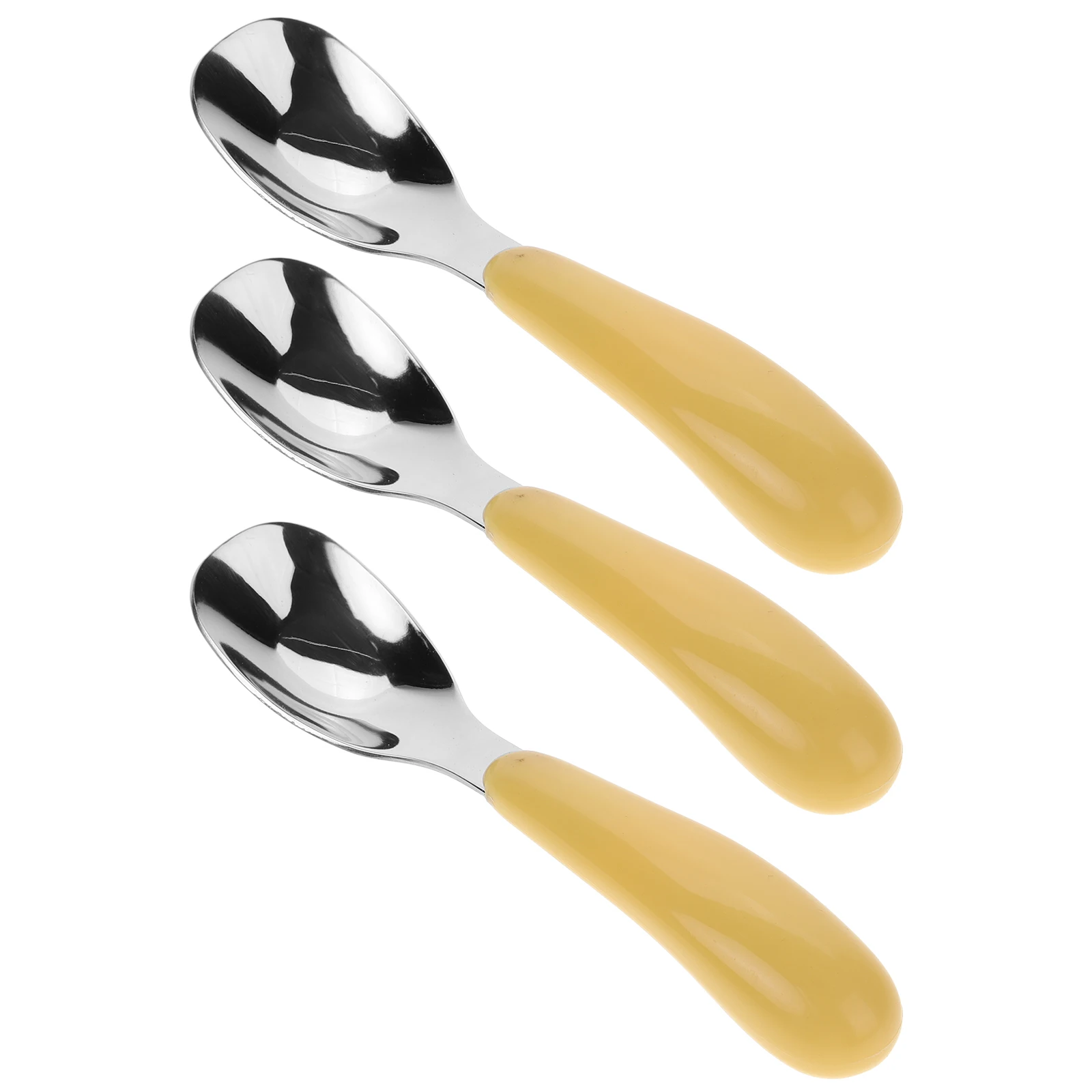 

3 шт. посуда, ложка Юаньбао, ложки для малышей, отлучение от груди, пластиковая сценическая поставка