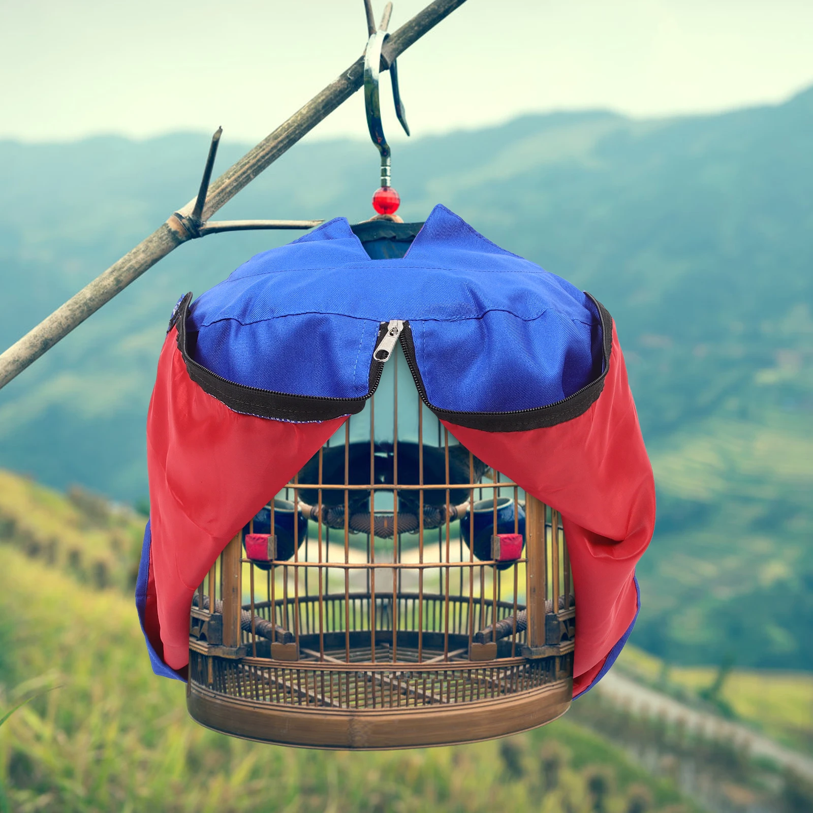 

Bird Cage Cover Polyester Light Blocking Durable Protective Cover Cage Accessory for Bird Rest Sleep Birdcage Protector