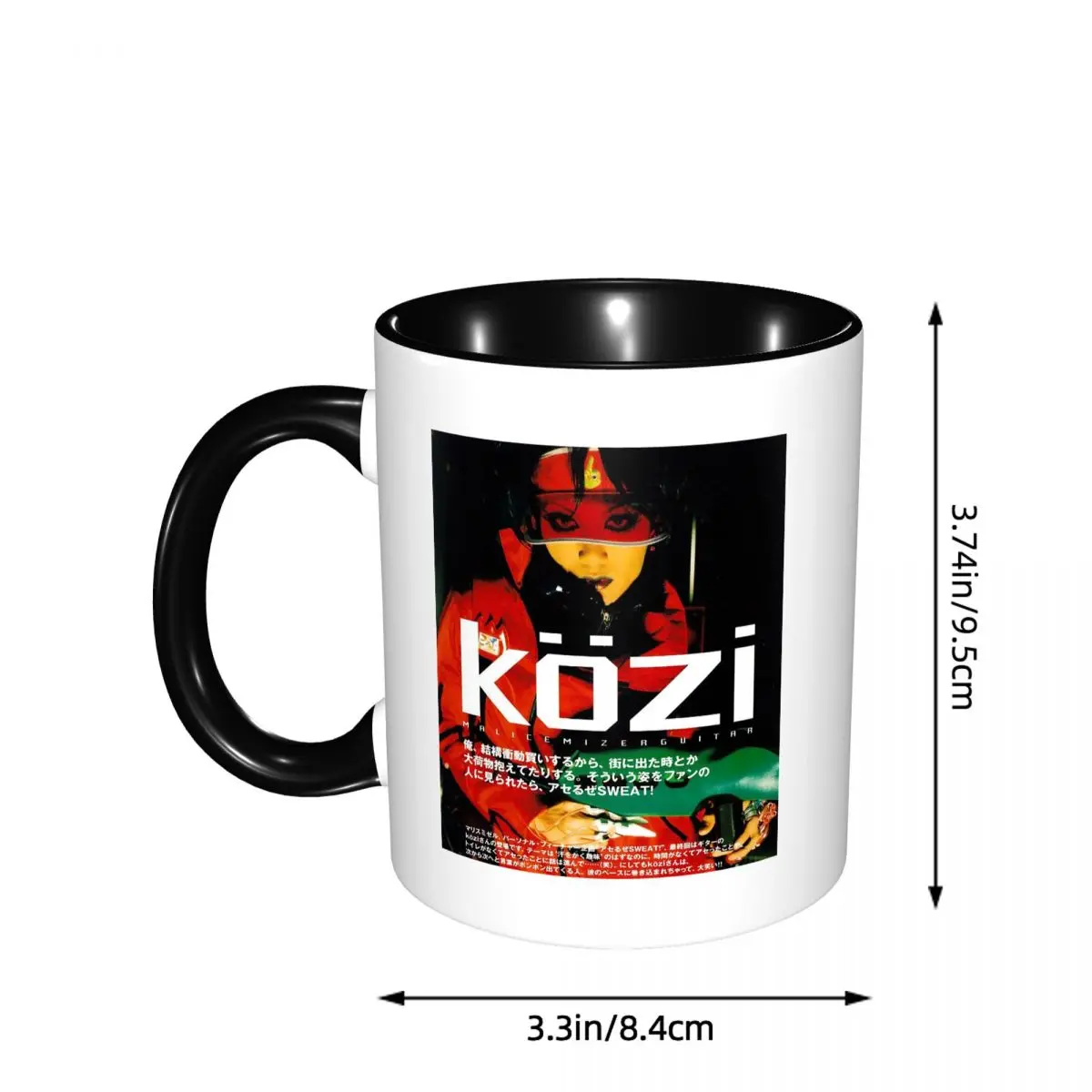 Malice Mizer Visual Kei Japanese Rock Band Gothic Mug Funny Ceramic Coffee Cups Tea Mugs Milk Cup Drinkware Gifts for Friends