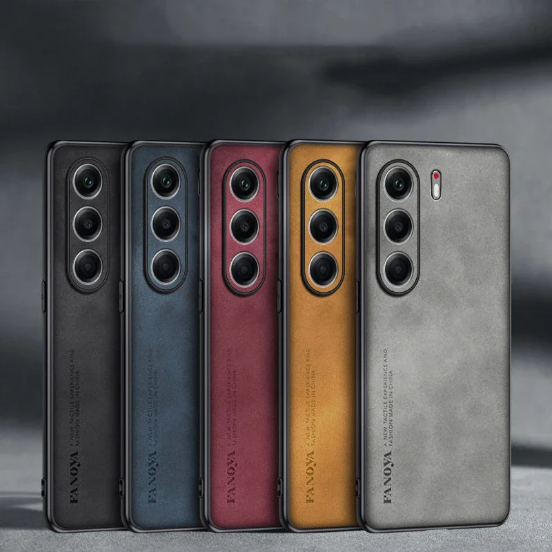 Luxus Schaffell PU Leder Silikon Telefon Zurück Fall Abdeckung Für Tecno Camon 40 Pro Stoßstange Coque Für Tecno Camon 40 Premier