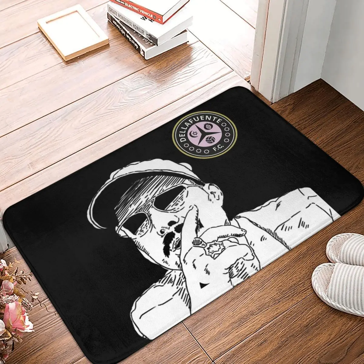 Dellafuente FC Logo Non-slip Doormat Floor Mat Dust-proo Carpet Rug for Kitchen Entrance Home Bathroom Living room Footpad Mats