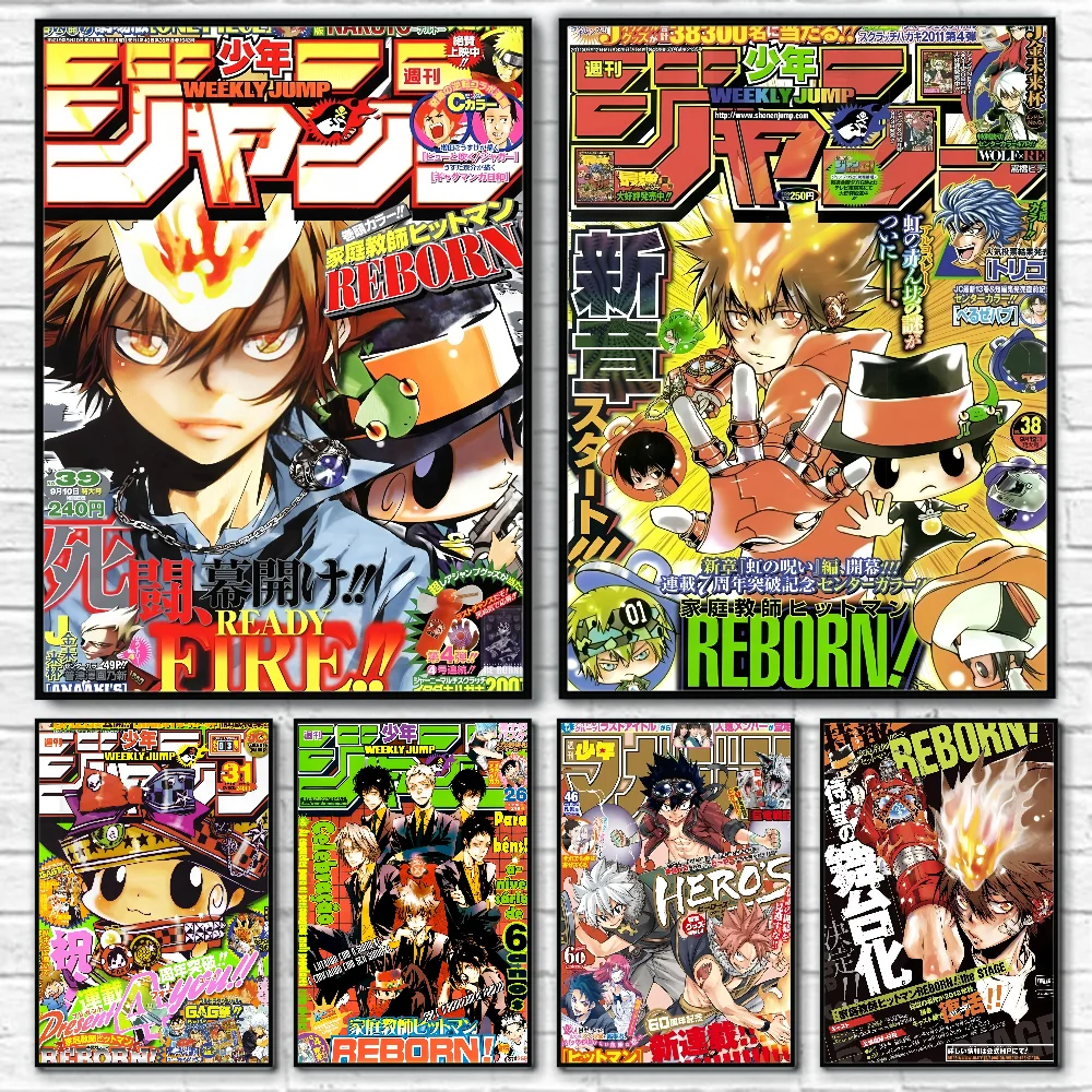 

Cartoon Passionate K-Katekyo Hitman RebornS Poster Prints Perfect Design Nordic Modern Home Decor Gift