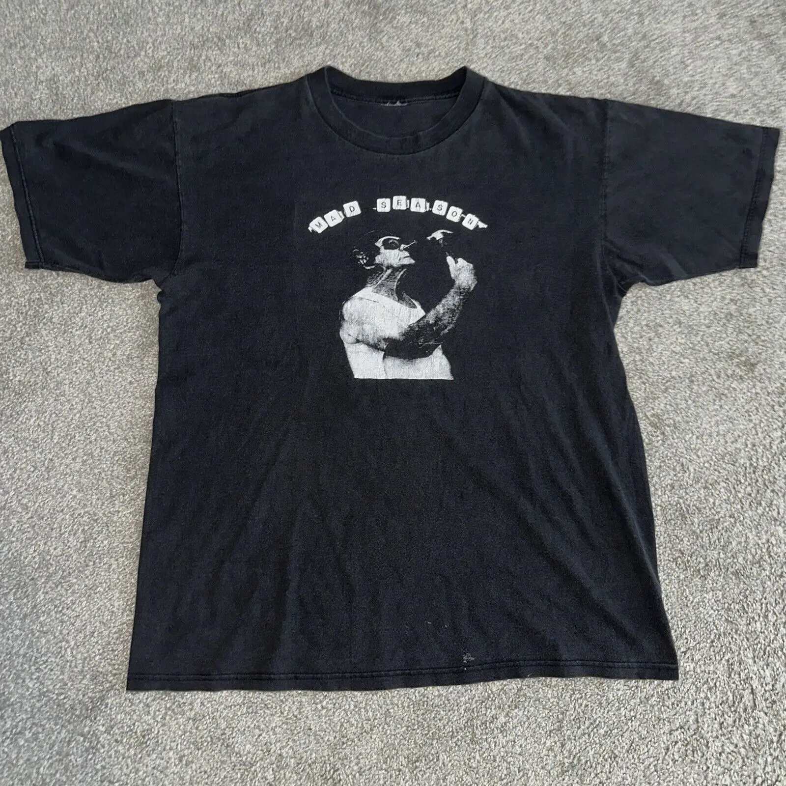 Vintage 90S Mad Season Circus Freak T Shirt Sz L Layne Staleys