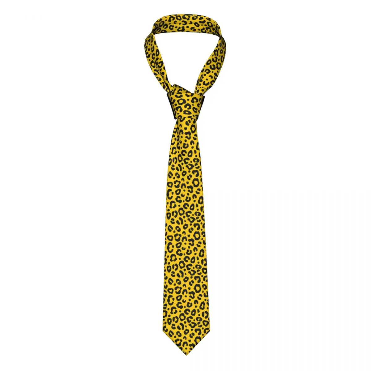 

Mens Tie Slim Skinny Colorful Leopard Pattern Necktie Fashion Necktie Free Style Men Tie Party Wedding