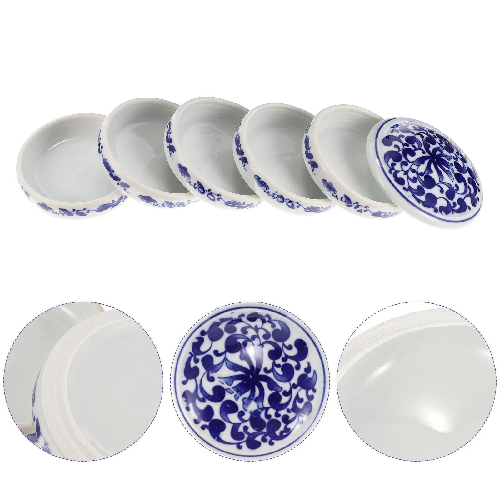 Easy to Clean Pigment Tray Ink Mixing Color Paint Plate with Lid Watercolor Reusable