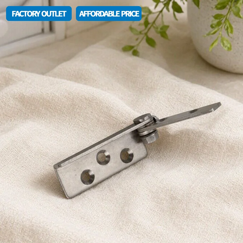 2 Sets Adjustable 304 Stainless Steel Damping Hinge Torque Industrial Equipment Can Be Freely Stopped and Positioned