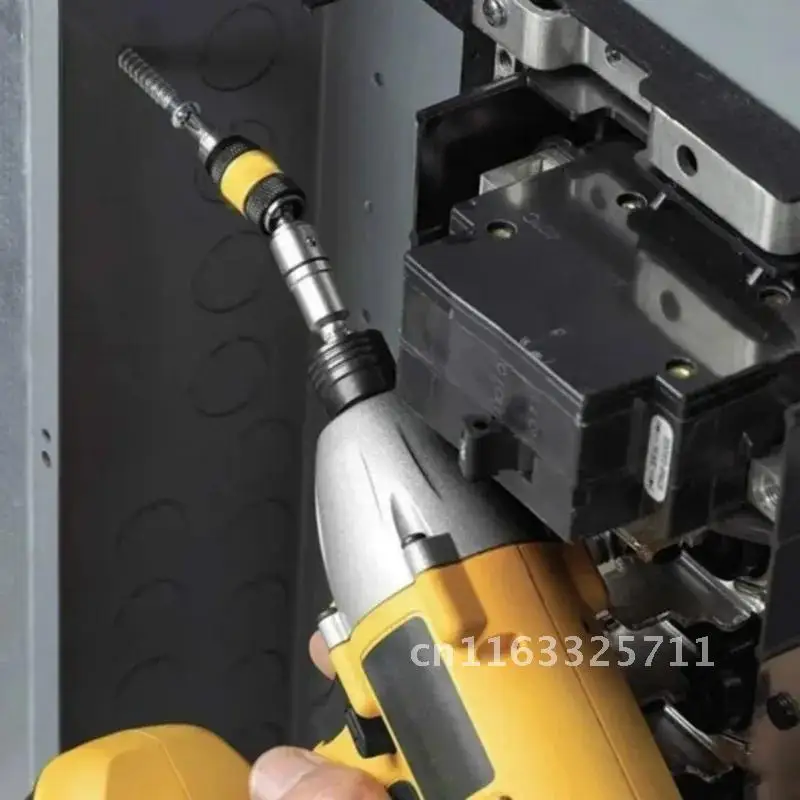 1/4" Magnetic Screw Drill Tip Drill Screw Tool Quick Change Locking Bit Holder Drive Guide Drill Bit Extensions