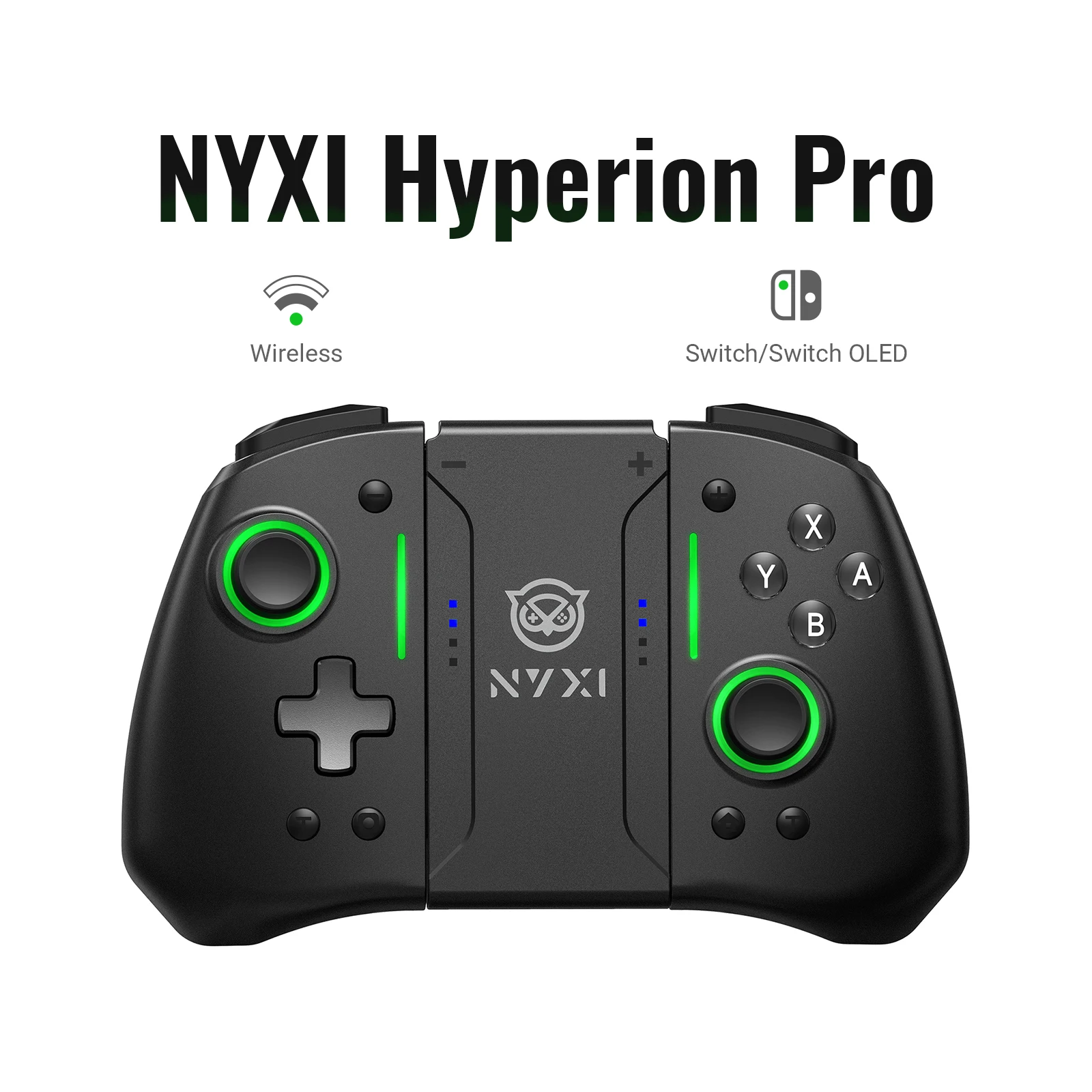 NYXI pour Switch2/Switch OLED/Switch Lite Hyperion Pro contrleur de jeu Bluetooth manette de jeu sans fil noire
