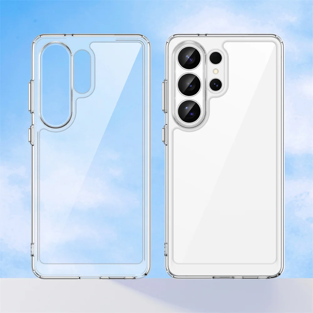 For Samsung Galaxy S26 Ultra 5G Fusion PMMA + TPU Phone Case For SamsungS26Ultra S 26 Full Protection Cover Transparent Coque