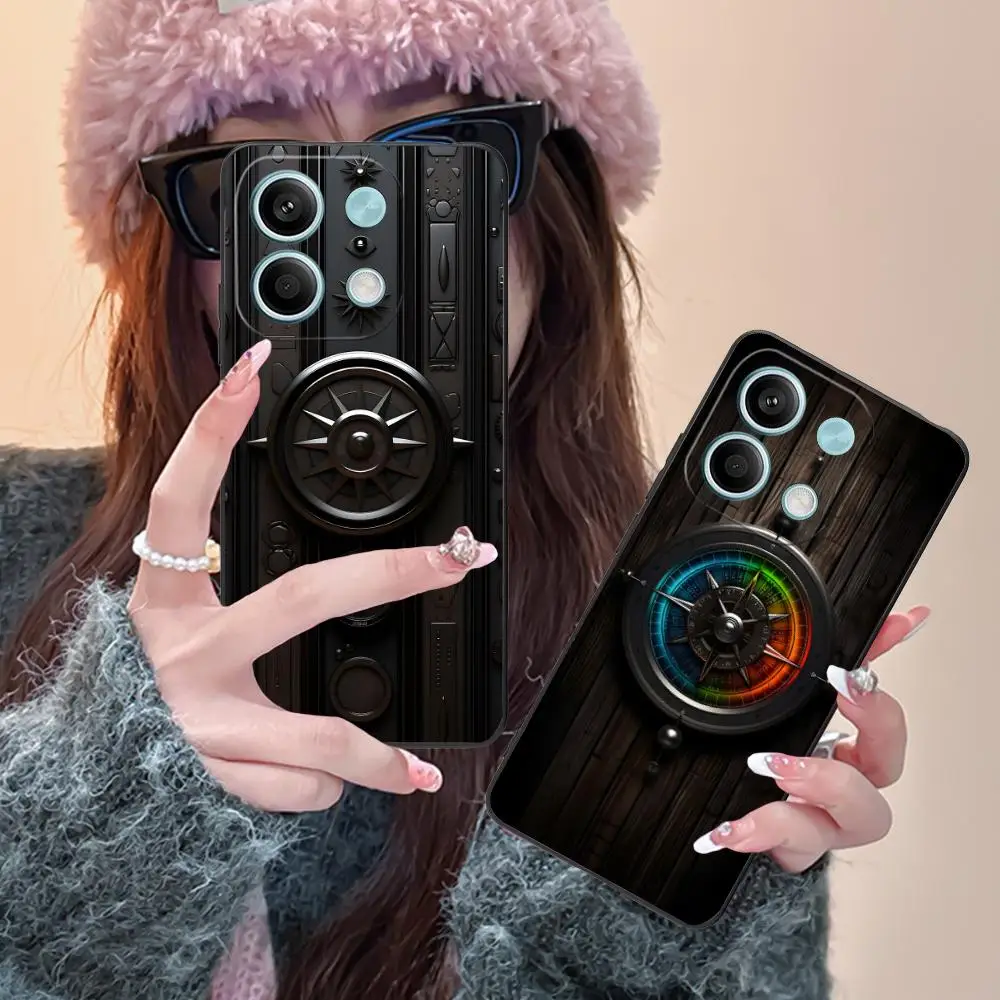 

Чехол для мобильного телефона Compass Sailing для Xiaomi Redmi Note 14 13 12 11 S Pro Plus 4G 5G с цветным принтом, красивый чехол для мобильных телефонов