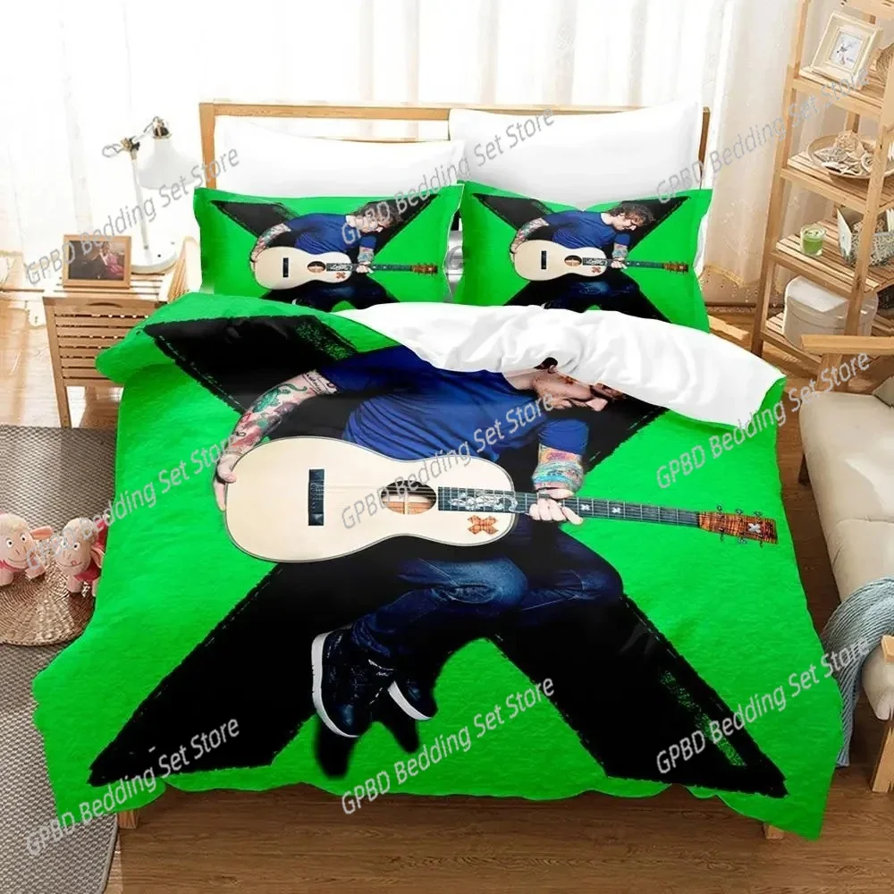 

Singer Ed Sheeran MBE Bedding Set Single Twin Double Queen King Cal King Size Bed Linen Set