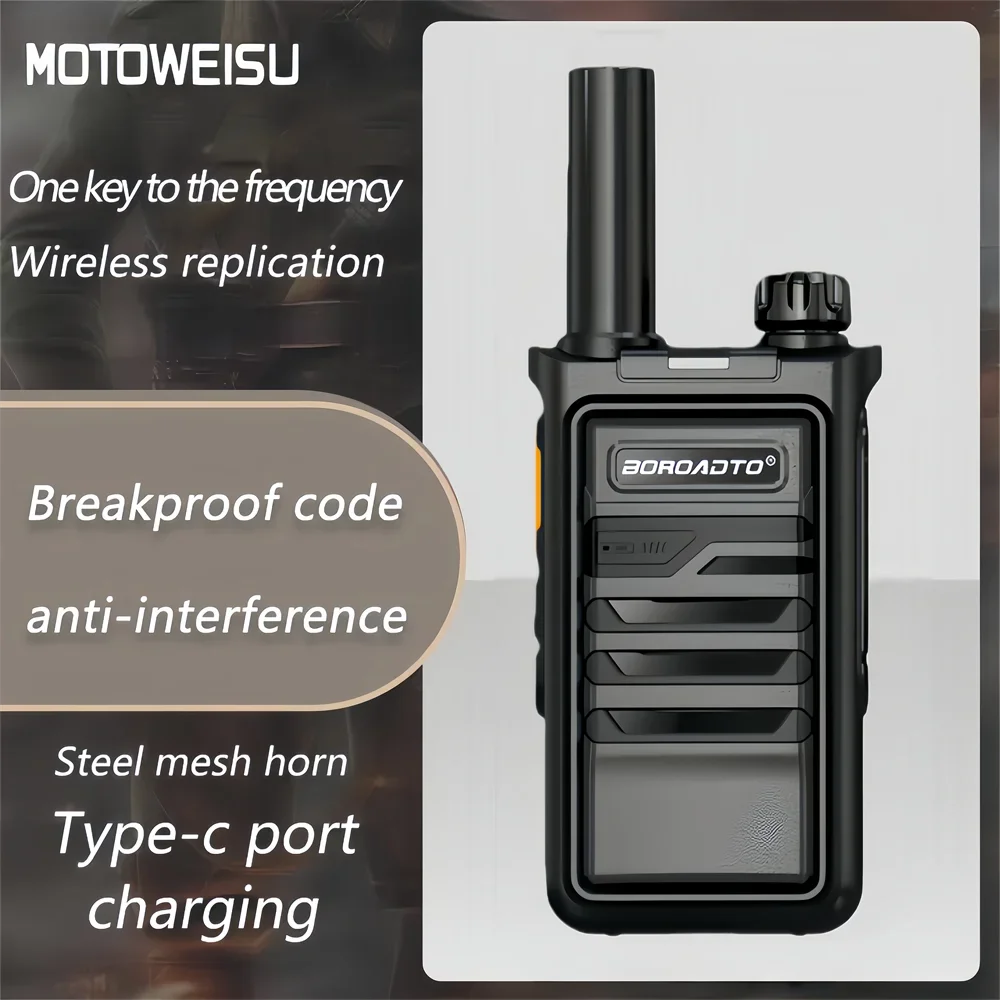 اسلكية تخاطب طويلة المدى 10 كجم عالية الطاقة اتجاهين راديو للتخييم في الهواء الطلق التنزه البناء IP67 مقاوم للماء USB قابلة للشحن #3