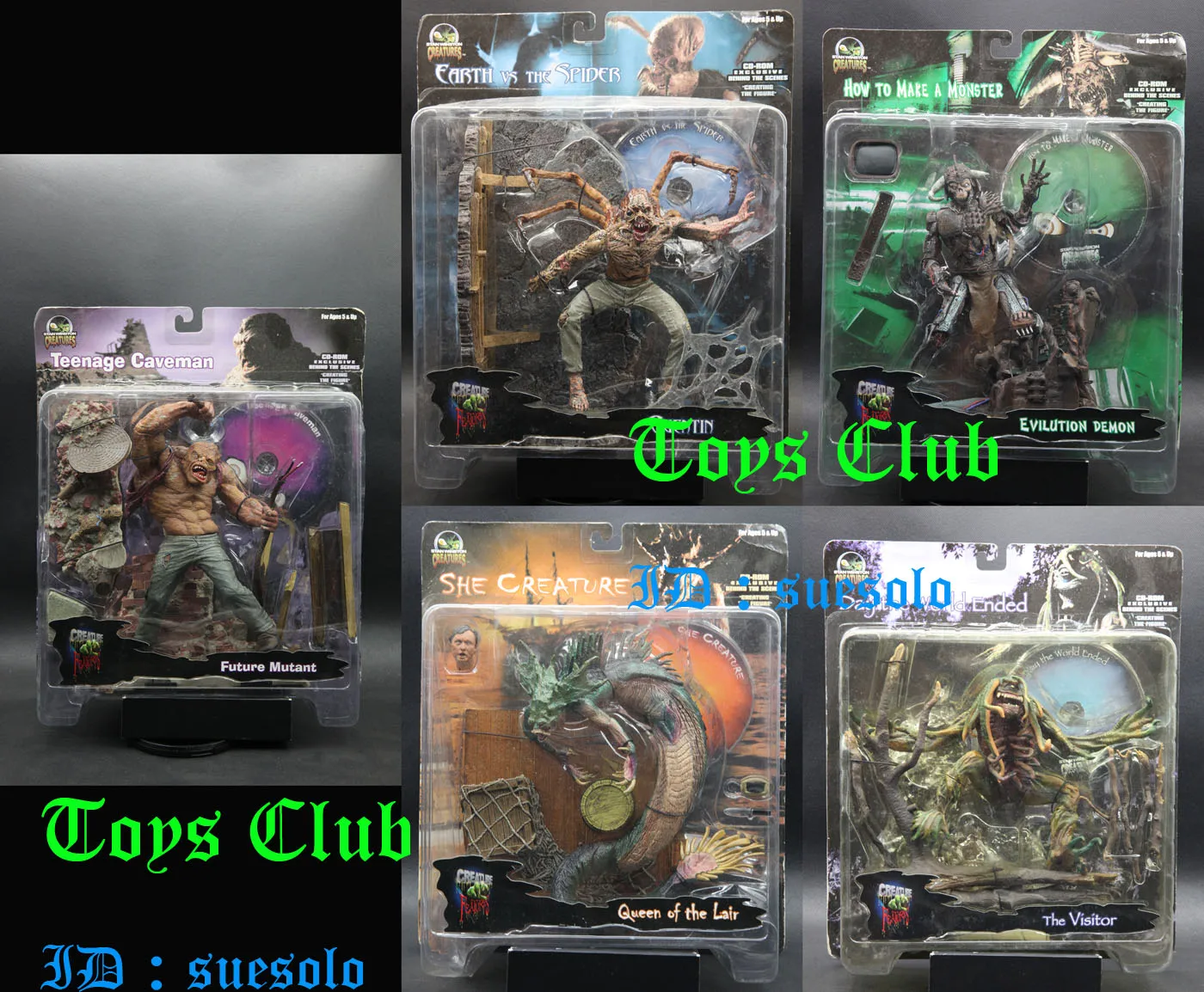 

NECA Stan Winston Monster Series: Complete Set of 5 New Gift Items for Friend Party Anime Toys Surprise Figure