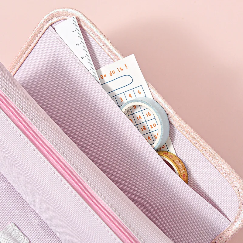 Trousse à crayons papillon séparable pour enfants, sac à stylos mignon pour filles, étui à stylos Kawaii, sac à stylos étudiant, rangement de fournitures scolaires, cadeaux