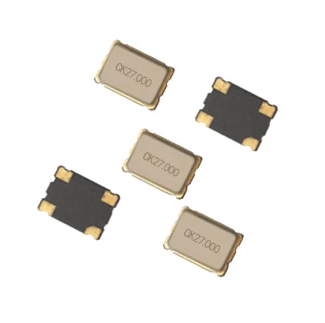 (10 pz) originale 3225 3.2*2.5mm 8MHZ 10M 12M 16MHZ 20MHZ 24MHZ 25M 27MHZ 9PF 12PF 20PF 4-SMD oscillatore a cristallo passivo