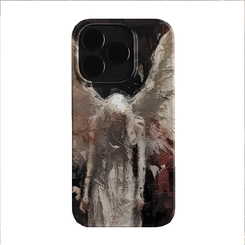 Funda de teléfono Fallen Angel Y2K para iPhone 17 17promax 17pro 16 16E 15 Pro Max 14 11 13 12