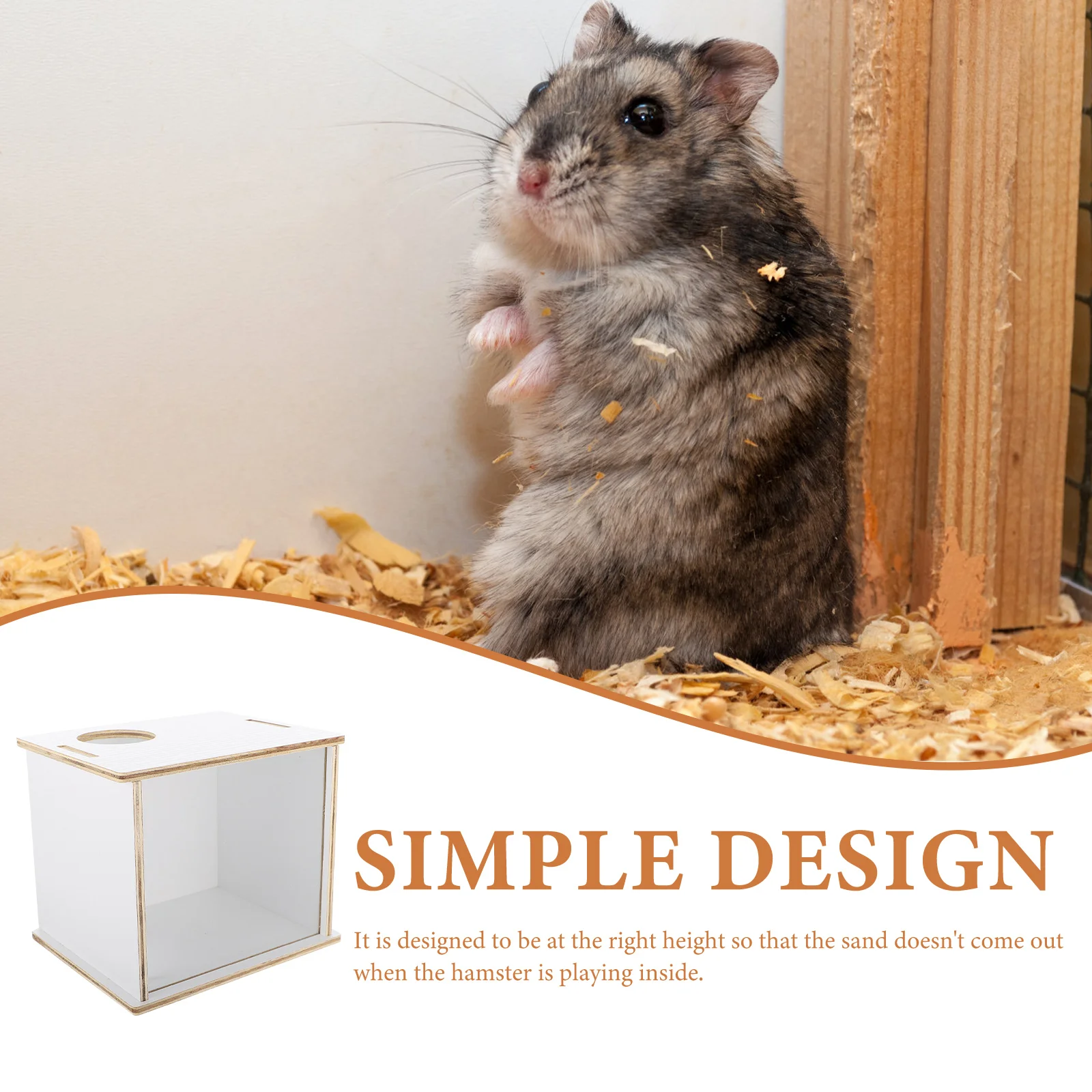 

Hamster Sand Bath Bathtub Acrylic Transparent Pet Bath Box for Guinea Pigs Small Animals Household Chinchilla Accessories