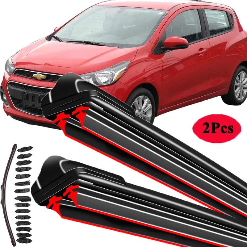 

For Chevrolet Spark M100 M150 M200 M250 M300 M400 EV 1998-2022 Car Windshield Wiper Blade Front Windscreen Brushes Washer Window