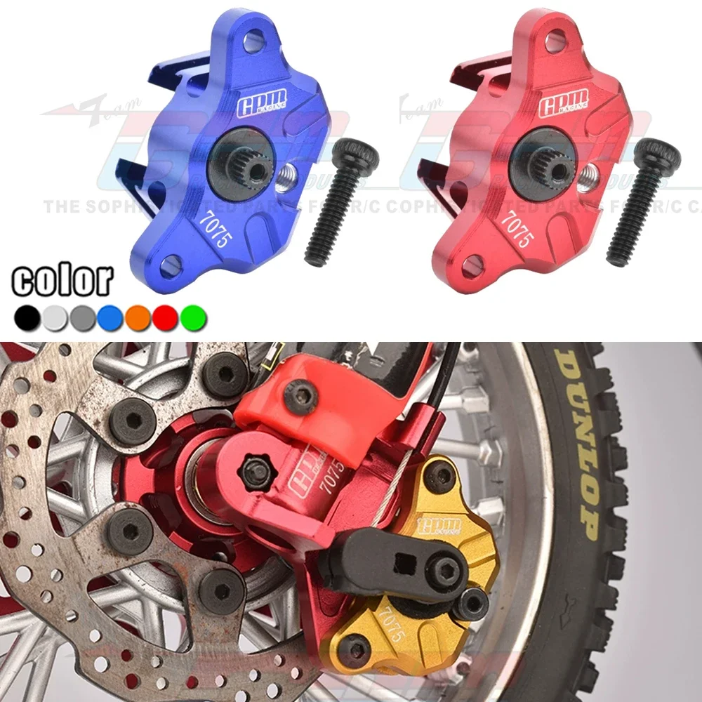 GPM Metal Aluminum Alloy Front Brake Caliper LOS262009 for LOSI 1/4 PROMOTO-MX MOTORCYCLE LOS06000 LOS06002 Upgrade Accessories