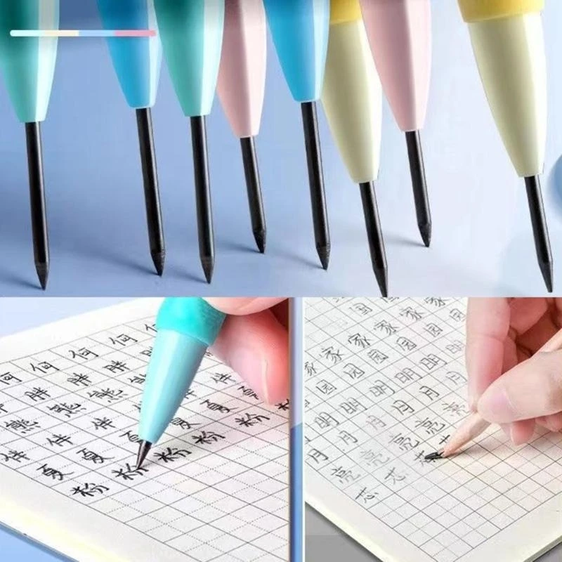 

P5EA 12 шт. 2,0 мм эргономичный механический карандаш встроенная точилка автоматический карандаш для рисования для школы письмо