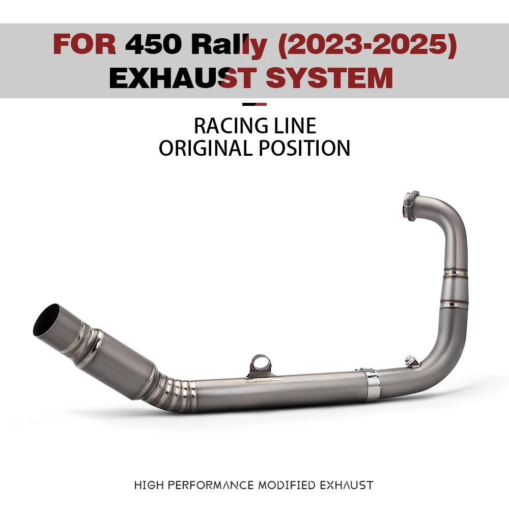 

450Rally off-road 450R motorcycle high-quality titanium alloy front exhaust system muffler (adapted to 2023-2025 models)