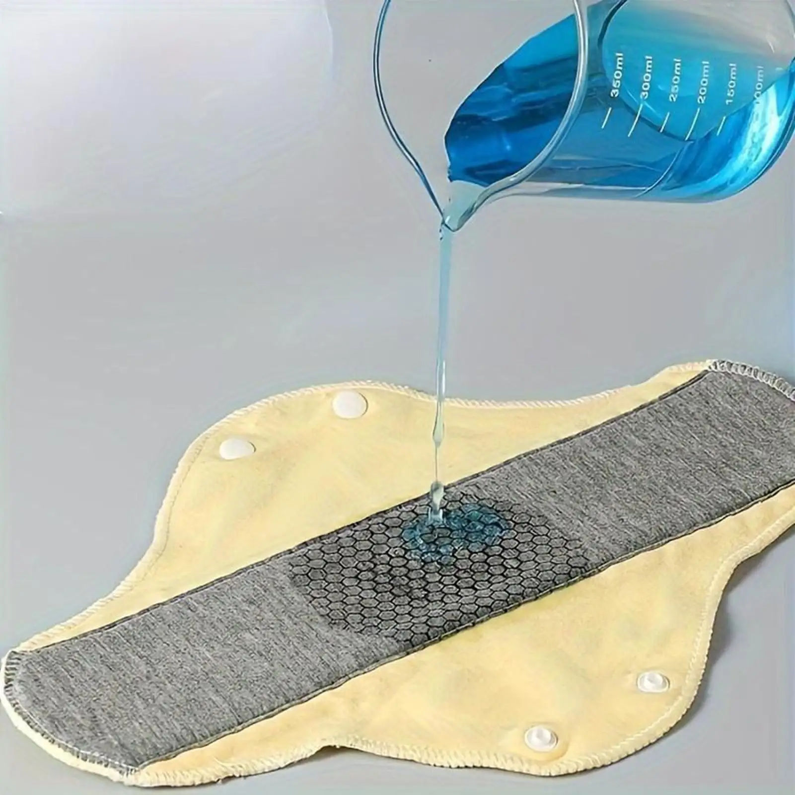 Reusable Cloth Pads 6x Washable Leakproof Breathable Menstrual Pads for Women Postpartum Recovery Daily Use Travel Eco Friendly